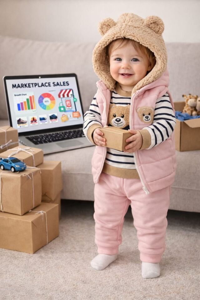 KIZ BEBEK TAKIMI 3 PARÇA AYICIK FİGÜRLÜ