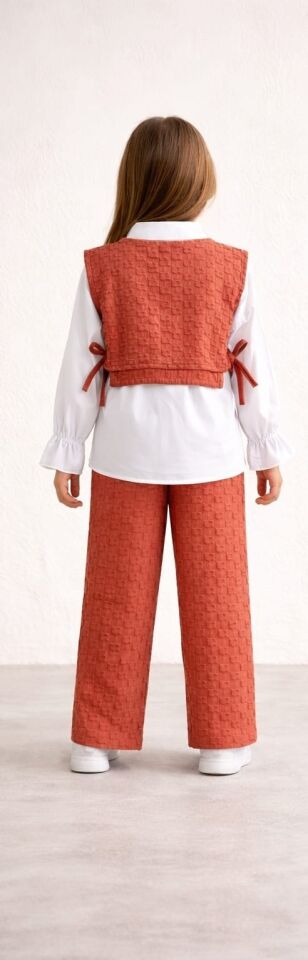 GÖMLEK YELEK PANTOLONLU 3'LÜ TAKIM