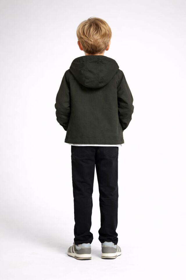 ERKEK ÇOCUK KAPŞONLU CEKETLİ 3'LÜ TAKIM